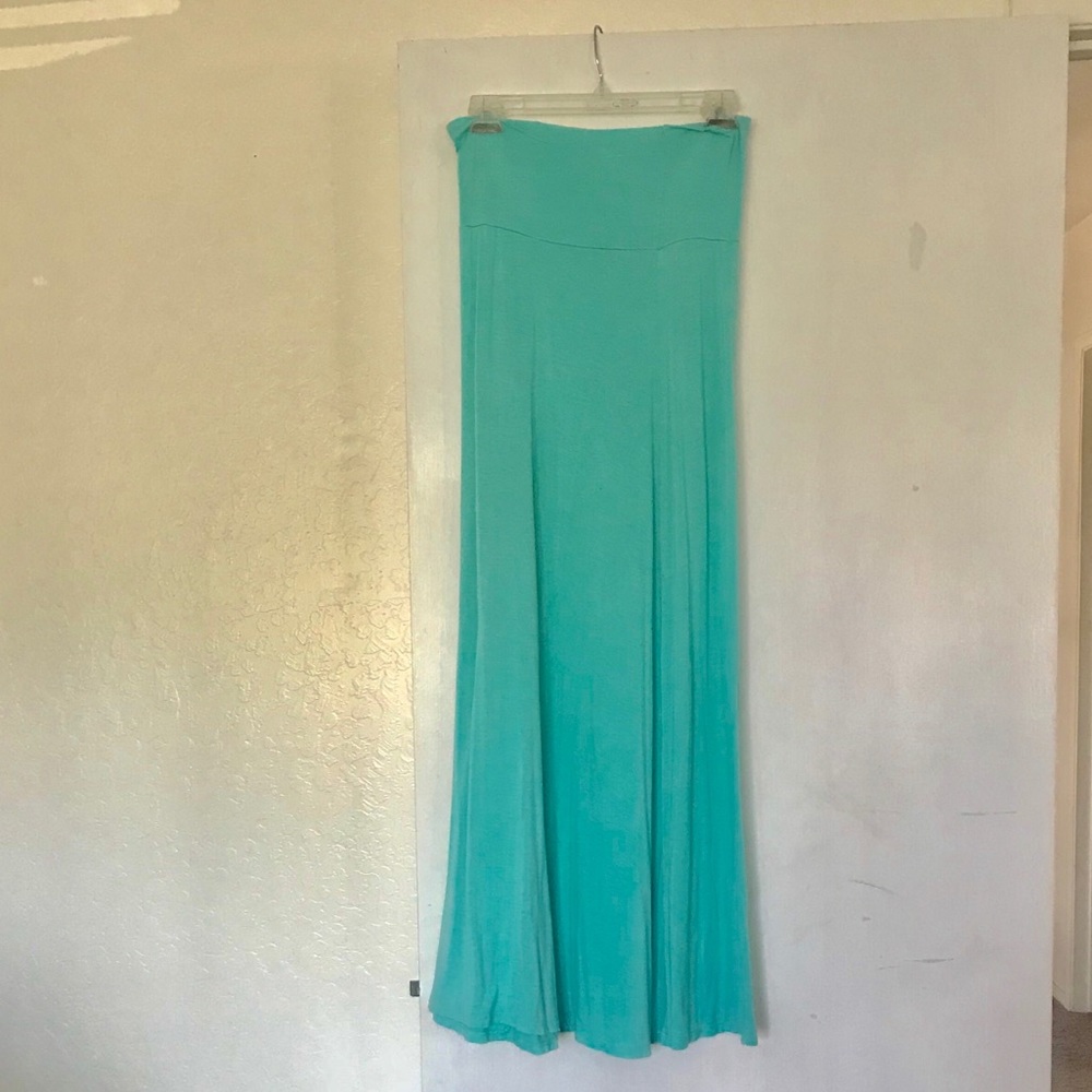 Mint Green Maxi Skirt